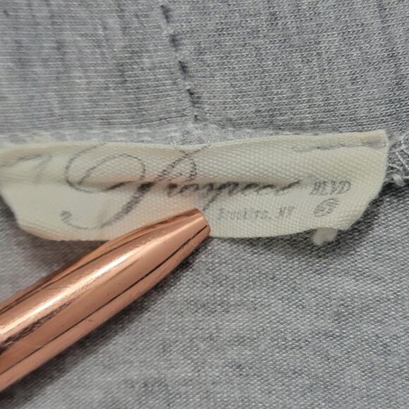 Prospect Waterfall Cardigan Small Lightweight Heather Grey Open Front 752 - Picture 3 of 8